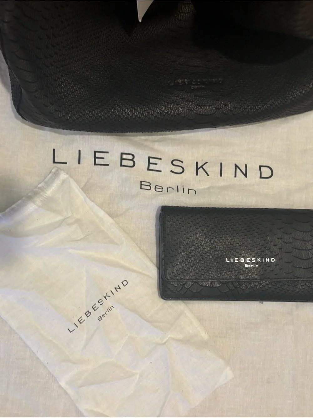 LIBESKIND NWT Leather Hobo Bag and matching Wallet!
